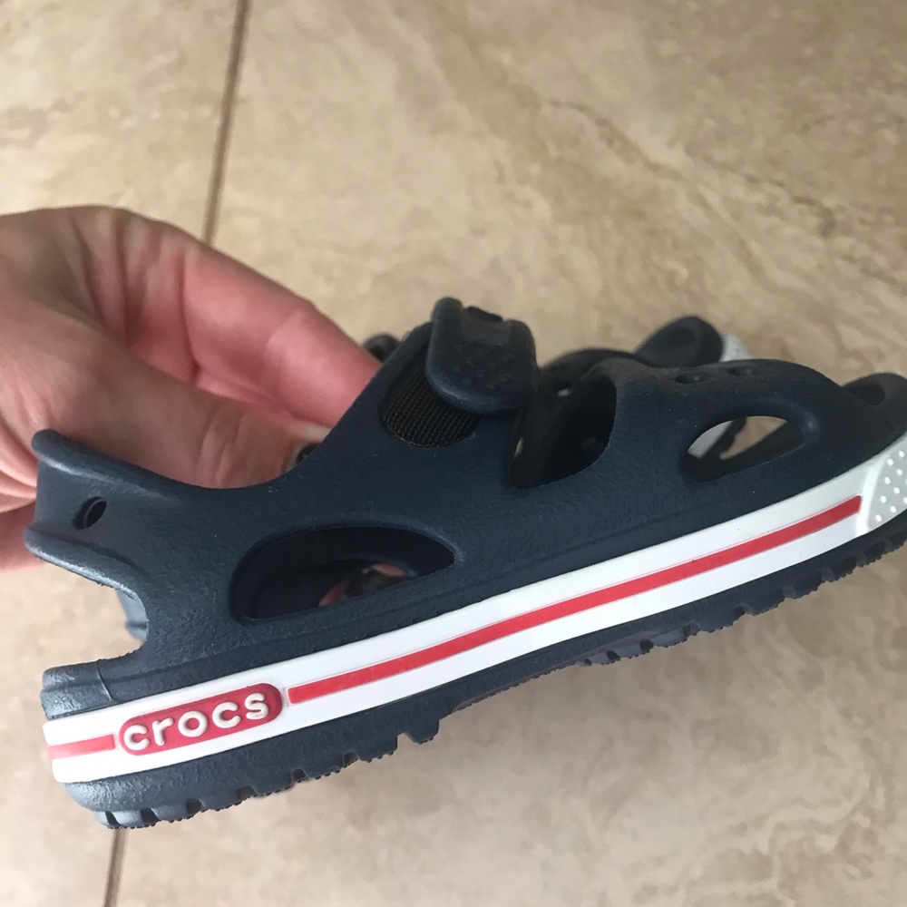 Kids croc sandals, NWOT